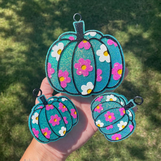 Floral pumpkin SET 2.0 HOLOGRAPHIC GLITTER