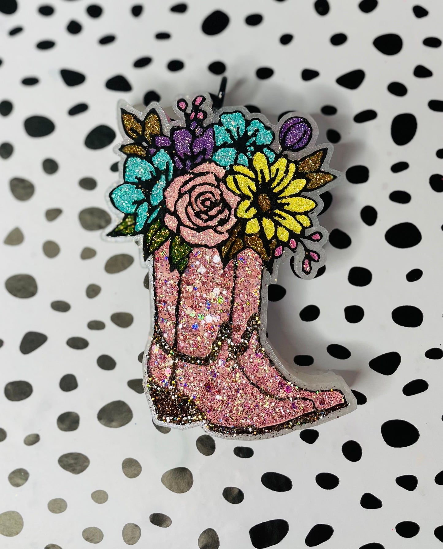 Floral cowgirl boots