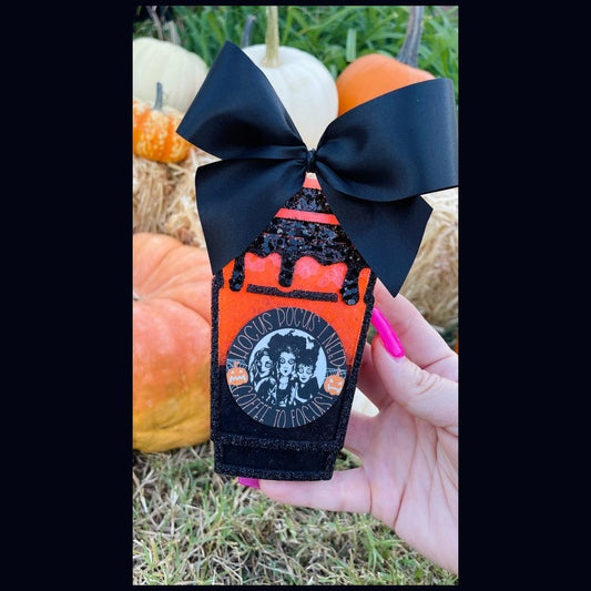 Sisters Halloween drip cup